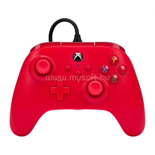 POWERA 1519366-01 Xbox Series X|S vezetékes kontroller (piros)