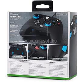 POWERA EnWired Xbox Series X|S / Xbox One vezetékes fekete-kék kontroller 1518817-01 small