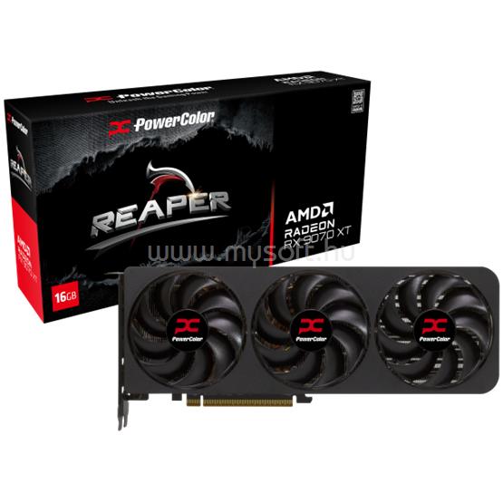 POWERCOLOR Videokártya AMD Radeon RX 9070 XT Reaper 16GB GDDR6
