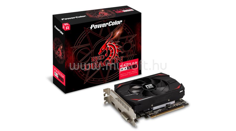 POWERCOLOR Videokártya AMD Radeon RX 550 4GB GDDR5 OC