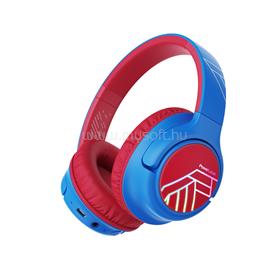 POWERLOCUS Bobo Bluetooth fejhallgató gyerekeknek beépített hangerőlimittel (kék/piros) pwl-bobo-bluered small