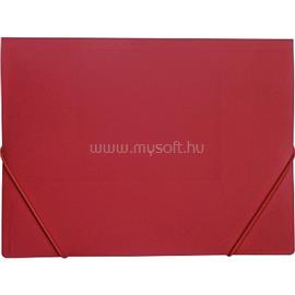 BLUERING Gumis mappa A4, műanyag BlueringR piros C02002 small