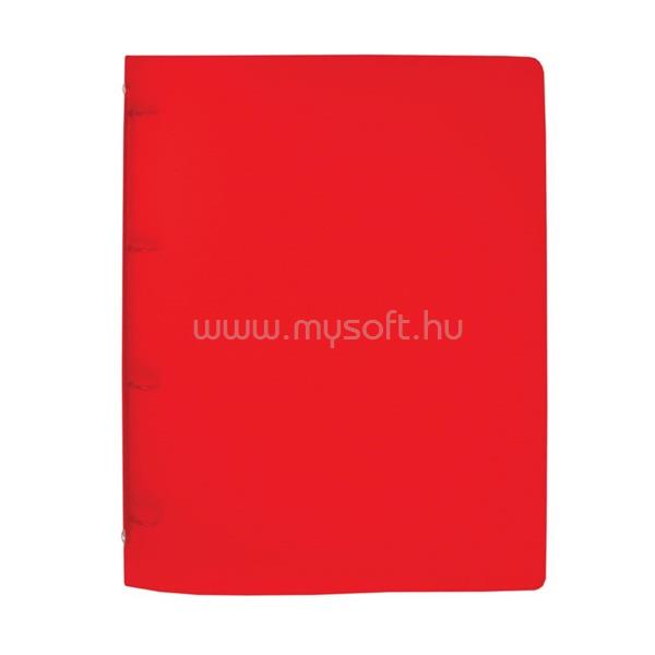 PP Karton P+P Opaline A4 2cm 4 gyűrűs piros gyűrűskönyv