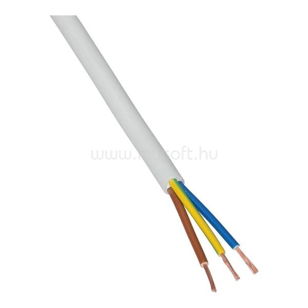 PRC H05VV-F 3x1,5 mm2 fm Mtk fehér sodrott kábel