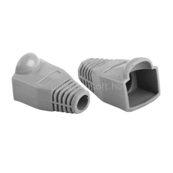 PRC Törésgátló Cat.5E UTP/FTP dugóhoz szürke 100 db/csomag