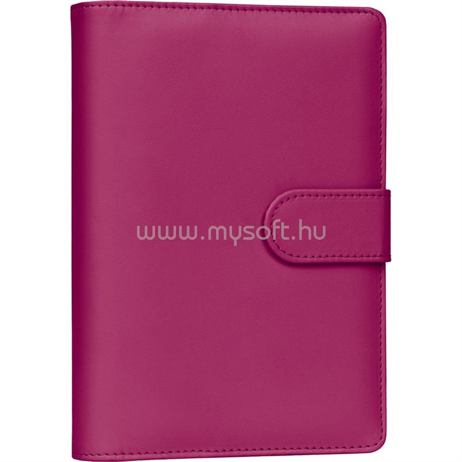PRESCO Gyűrűs kalendárium heti beosztású fuchsia 125x190mm, Presco