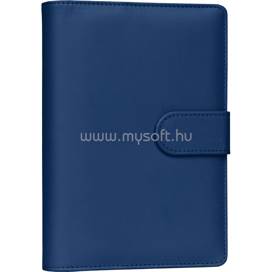 PRESCO Gyűrűs kalendárium heti beosztású royal blue 125x190mm, Presco