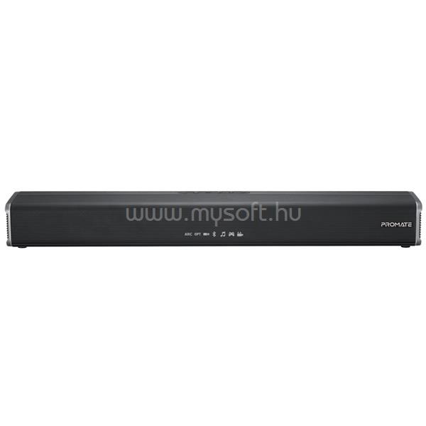PROMATE CASTBAR 60 hangszóró Soundbar 2.1 (60W, BT v5.0, mélynyomó, távírányító, HDMI, AUX, fekete)