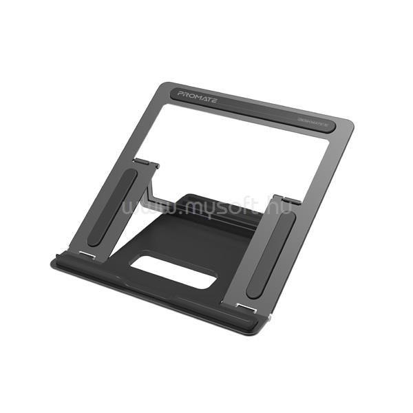 PROMATE DESKMATE 5 Notebook állvány (csúszásgátló, Max.: 17", szürke)