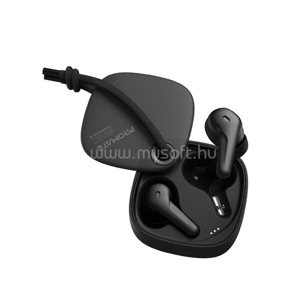 PROMATE Fülhallgató - FREEPODS 3 (TWS, ENC, BTv5.1, éríntős, tok 300mAh, fekete)