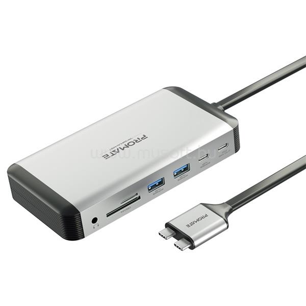 PROMATE USB Hub - VERSAHUB MST (USB-C 13in1 HUB, 100W PD)