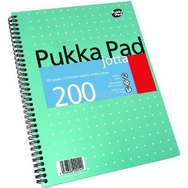 PUKKA PAD Jotta Metallic A4 200 oldalas vonalas spirálfüzet