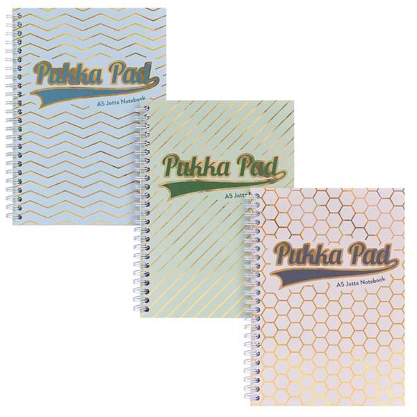 PUKKA PAD Jotta Pad Haze A5 200 oldal vonalas spirálfüzet