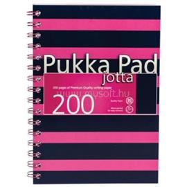 PUKKA PAD Jotta Pad Navy Pink A4 200 oldalas vonalas spirálfüzet A15579681 small
