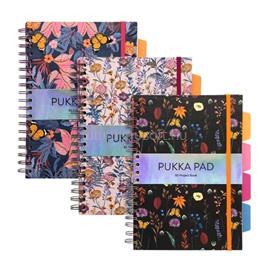 PUKKA PAD Project Book Bloom B5 PP 200 oldalas vonalas spirálfüzet A15546021 small