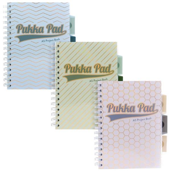 PUKKA PAD Project Book Haze A5 PP 200 oldal vonalas spirálfüzet