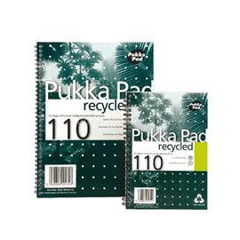 PUKKA PAD Recycled A5 110 oldalas vonalas spirálfüzet A15572021 small