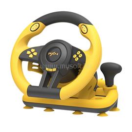 PXN csomag - V3 PRO (kormány+pedálok+váltó, PC/PS3/PS4/XBOX ONE/SERIES/Switch kompatibilis, sárga-fekete) PXN-V3PROYB small