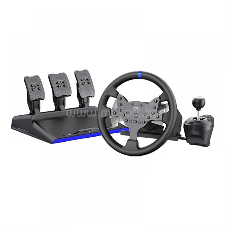 PXN PXN-V99 gamer kormány + pedál + váltó szett (PC / PS4 / Xbox One / Xbox Series X|S)