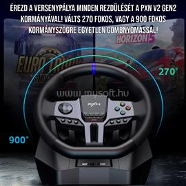 PXN PXN-V9GEN2 Gamer kormány szett (PC / PS3 / PS4 / Xbox One / Xbox Series S&X) PXN-V9GEN2 small