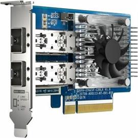 QNAP 2 PORT SFP28 25GBE NW EXP CARD LOWPROFILE FORMFACT PCIEGEN4 X8 NS QXG-25G2SF-CX6 small
