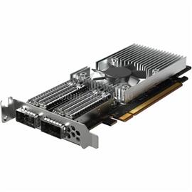 QNAP 2PORT QSFP28 100GBE NW EXP CARD LOWPROFILE FORMFACT PCIEGEN4X16 IN QXG-100G2SF-E810 small