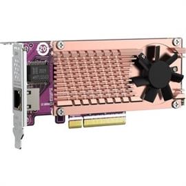 QNAP 2XPCIE2280 M.2SSD SL PCIEGEN3X8 1X AQC113C 10GBE NBASE-T PORT IN QM2-2P10G1TB small