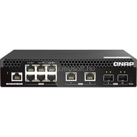QNAP 6 P 2.5GBPS 2 P 10GBE SFP+ 2X 10GBE RJ45  WEBMANAGED SWITCH IN QSW-M2106R-2S2T small