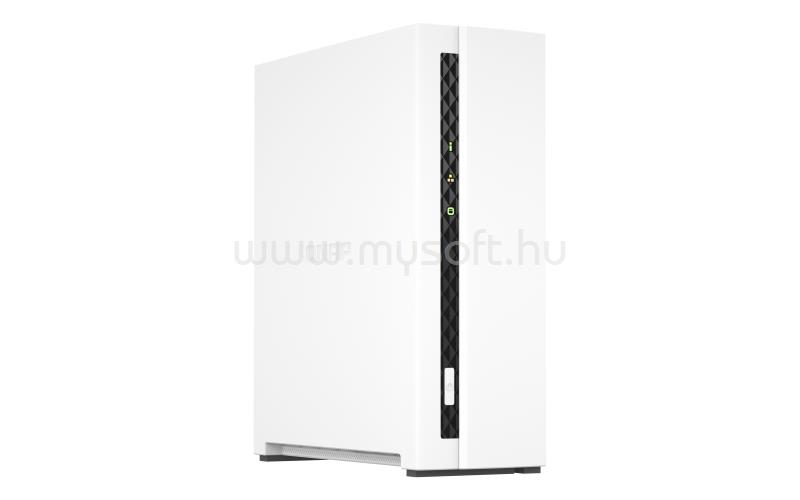 QNAP NAS 1 fiókos TS-133 4x1.8 GHZ, 2GB RAM, 1x100/1000, 1xUSB3.2, 1xUSB2.0