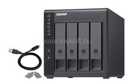 QNAP NAS 4 fiókos RAID bővítőegység TR-004 1xUSB3.2 (Type-C) TR-004 small