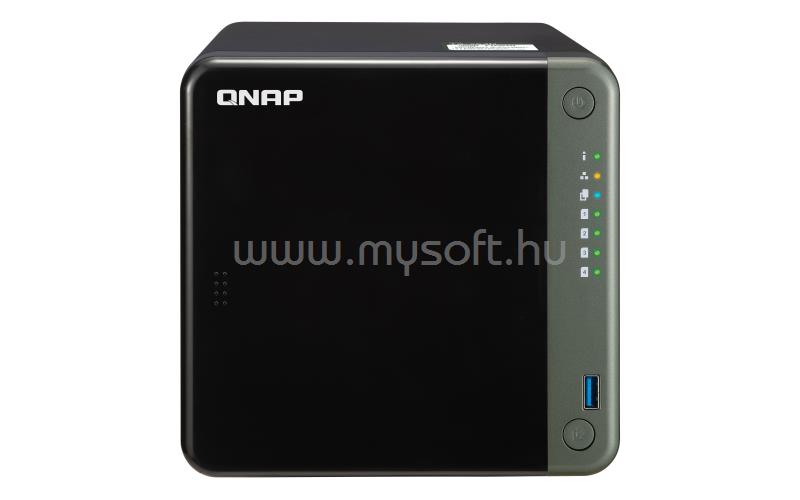 QNAP NAS 4 fiókos TS-453D-4G Intel Celeron J4125 4x2.7 GHZ, 4GB RAM, 2x2.5GbE, 2xUSB3.2, 3xUSB2.0
