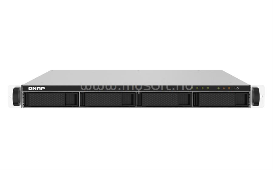 QNAP NAS 4 fiókos TS-432PXU-RP-2G 4x1.7 GHZ, 2GB RAM, 2x(2.5G/1G/100M/10M), 2x10GbE SFP+, 4xUSB3.2