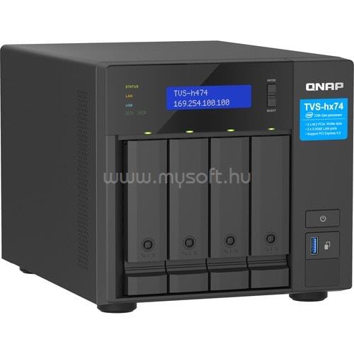 QNAP TVS-H474-PT-8G 4BAY 8GB DDR4 2X2.5GBE (2.5G/1G/100M/10M) IN