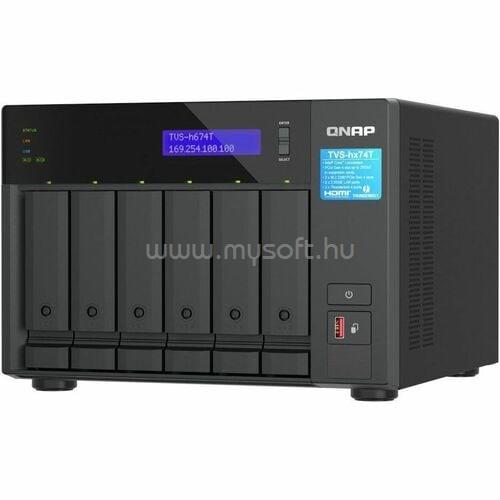 QNAP TVS-H674T-I5-32G 6 BAY I5 6C 32GB SO DIMM DDR4 2X 2.5GBE IN