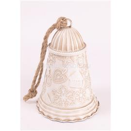 QX IMPEX KFT IRIS bádog kolomp mézeskalács fehér 13 x 22 cm QX_IMPEX_KFT_081266 small