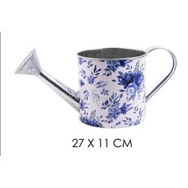 QX IMPEX KFT IRIS bádog öntözőkanna kék virág 27x11cm QX_IMPEX_KFT_81037 small