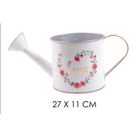 QX IMPEX KFT IRIS bádog öntözőkanna rózsa home 27x11cm QX_IMPEX_KFT_81009 small