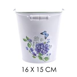 QX IMPEX KFT IRIS bádog vödör hortenzia 16x15cm QX_IMPEX_KFT_80978 small