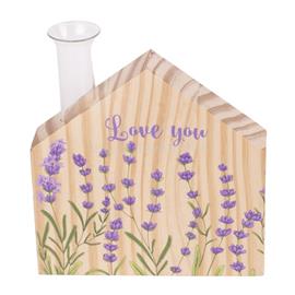 QX IMPEX KFT IRIS dekor fa akasztós "love u" tábla levendulás 12x17cm QX_IMPEX_KFT_65693 small