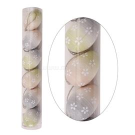 QX IMPEX KFT IRIS dekor műanyag tojás x6 virágos színátmenetes 4x6cm QX_IMPEX_KFT_72054 small