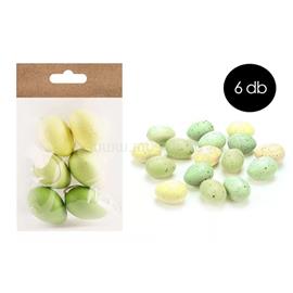 QX IMPEX KFT IRIS dekor műanyag tojás x6 zöld 4x6cm QX_IMPEX_KFT_72010 small