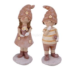 QX IMPEX KFT IRIS dekor műgyanta gyerek narancs ruha álló 2 féle 16cm QX_IMPEX_KFT_46767 small