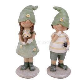 QX IMPEX KFT IRIS dekor műgyanta gyerek zöld ruha álló 2 féle 16cm QX_IMPEX_KFT_46766 small