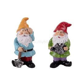 QX IMPEX KFT IRIS dekor műgyanta kertitörpe x2 kék/zöld 7,3cm QX_IMPEX_KFT_46665 small