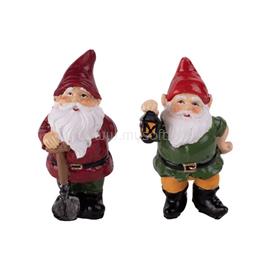 QX IMPEX KFT IRIS dekor műgyanta kertitörpe x2 piros/zöld 7,3cm QX_IMPEX_KFT_46664 small