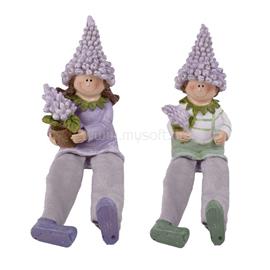 QX IMPEX KFT IRIS dekor műgyanta levendula gyerek 2 szortiment lila/zöld 17cm QX_IMPEX_KFT_46760 small