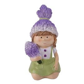 QX IMPEX KFT IRIS dekor műgyanta levendulalány lila 5,6x10,4cm QX_IMPEX_KFT_46672 small