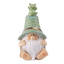 QX IMPEX KFT IRIS dekor műgyanta rózsaszínakáll+ásó zöld/fehér 11,8cm QX_IMPEX_KFT_46662 small