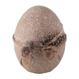 QX IMPEX KFT IRIS dekor műgyanta tojás+toll barna 8,4cm QX_IMPEX_KFT_46649 small