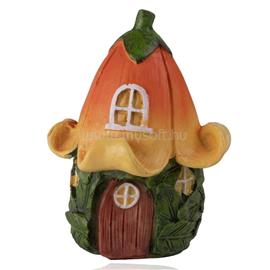 QX IMPEX KFT IRIS dekor műgyantaház virágos tető rózsaszín/sárga 10cm QX_IMPEX_KFT_46598 small